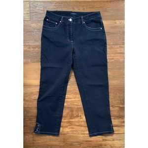 Jones New York Stretch Blue Jean Capris